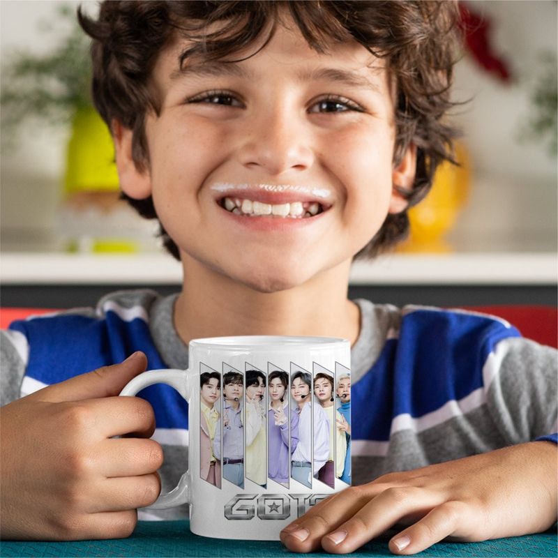 Casa si Gradina - Bucatarie si vesela - Cani si pahare - Cani si cesti - Cana Got7 Kpop Jin-young, alba, 330ml - Infinity.ro
