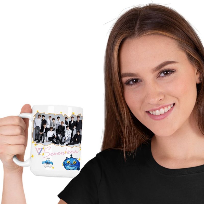 Casa si Gradina - Bucatarie si vesela - Cani si pahare - Cani si cesti - Cana Seventeen All Gang Merch, alba, 330ml - Infinity.ro