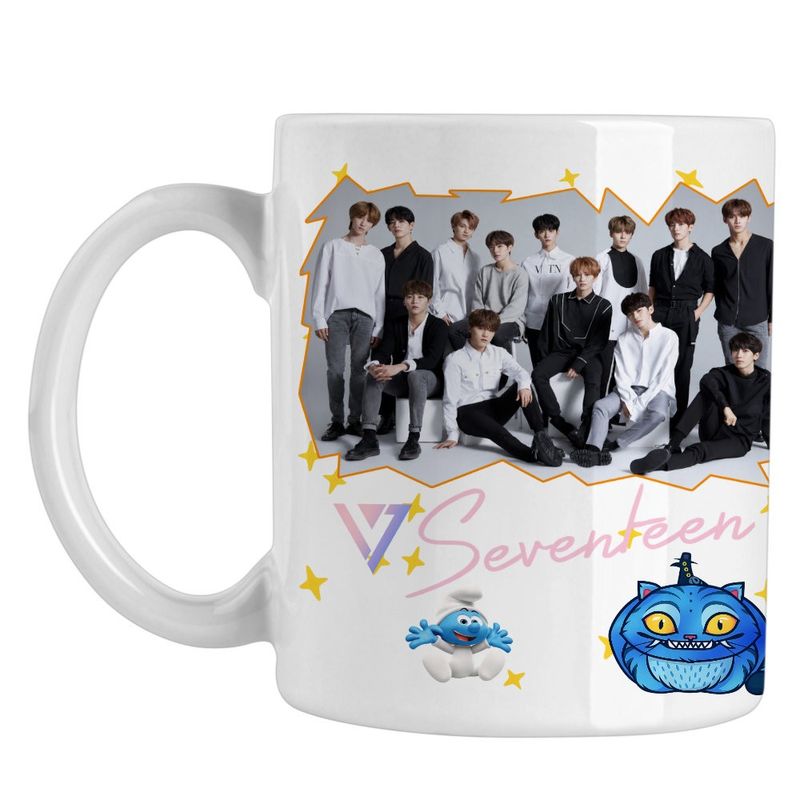 Casa si Gradina - Bucatarie si vesela - Cani si pahare - Cani si cesti - Cana Seventeen All Gang Merch, alba, 330ml - Infinity.ro
