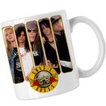 Casa si Gradina - Bucatarie si vesela - Cani si pahare - Cani si cesti - Cana Guns N Roses Merch, alba, 330ml - Infinity.ro