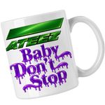 Casa si Gradina - Bucatarie si vesela - Cani si pahare - Cani si cesti - Cana Ateez Merch Kpop, alba, 330ml - Infinity.ro