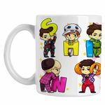 Casa si Gradina - Bucatarie si vesela - Cani si pahare - Cani si cesti - Cana Kpop Shinee K-Pop Huntrix, alba, 330ml - Infinity.ro