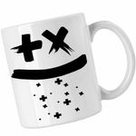 Casa si Gradina - Bucatarie si vesela - Cani si pahare - Cani si cesti - Cana Martin Garrix Plus Vibe Symbol, alba, 330ml - Infinity.ro