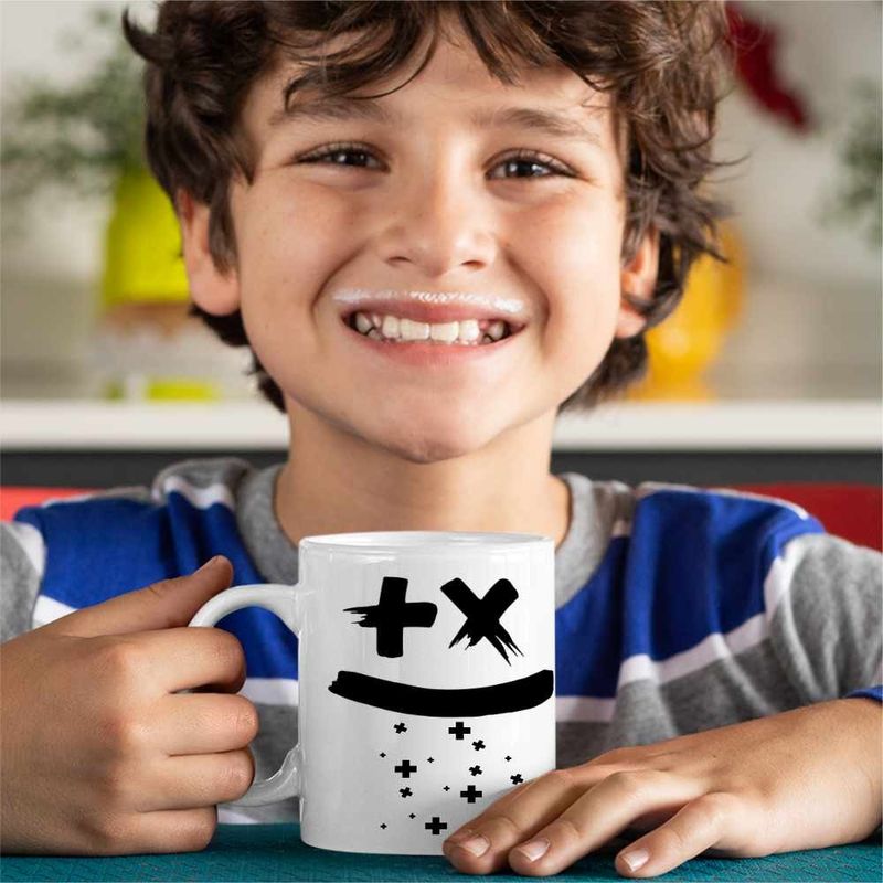 Casa si Gradina - Bucatarie si vesela - Cani si pahare - Cani si cesti - Cana Martin Garrix Plus Vibe Symbol, alba, 330ml - Infinity.ro