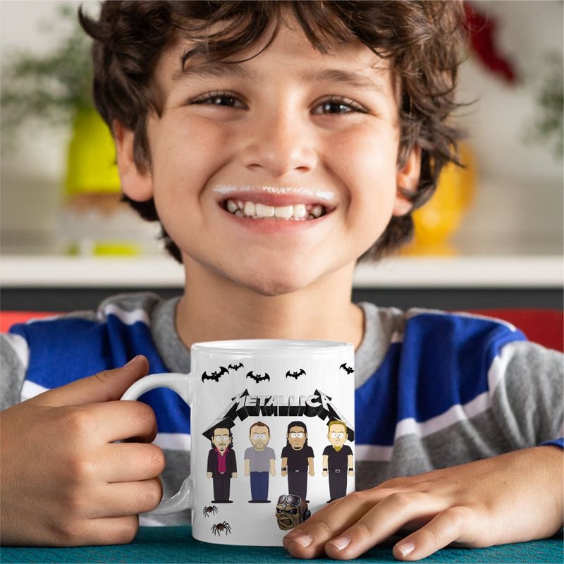 Casa si Gradina - Bucatarie si vesela - Cani si pahare - Cani si cesti - Cana Metallica South Park Merch, alba, 330ml - Infinity.ro