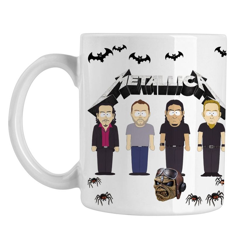 Casa si Gradina - Bucatarie si vesela - Cani si pahare - Cani si cesti - Cana Metallica South Park Merch, alba, 330ml - Infinity.ro