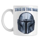 Casa si Gradina - Bucatarie si vesela - Cani si pahare - Cani si cesti - Cana Mandalorian Star Wars, alba, 330ml - Infinity.ro