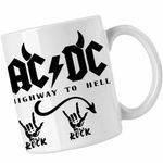 Casa si Gradina - Bucatarie si vesela - Cani si pahare - Cani si cesti - Cana AC/DC Highway To Hell ACDC Merch, alba, 330ml - Infinity.ro