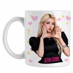 Casa si Gradina - Bucatarie si vesela - Cani si pahare - Cani si cesti - Cana Jeon Somi Merch Kpop, alba, 330ml - Infinity.ro