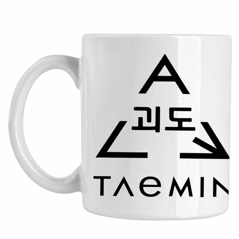 Casa si Gradina - Bucatarie si vesela - Cani si pahare - Cani si cesti - Cana Taemin Guilty Kpop, alba, 330ml - Infinity.ro