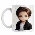 Casa si Gradina - Bucatarie si vesela - Cani si pahare - Cani si cesti - Cana Kygo Anime Cartoon, alba, 330ml - Infinity.ro