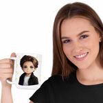 Casa si Gradina - Bucatarie si vesela - Cani si pahare - Cani si cesti - Cana Kygo Anime Cartoon, alba, 330ml - Infinity.ro