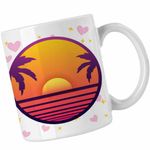 Casa si Gradina - Bucatarie si vesela - Cani si pahare - Cani si cesti - Cana Kygo Tropical House, alba, 330ml - Infinity.ro