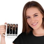 Casa si Gradina - Bucatarie si vesela - Cani si pahare - Cani si cesti - Cana Megadeth Legend Heave Metal, alba, 330ml - Infinity.ro