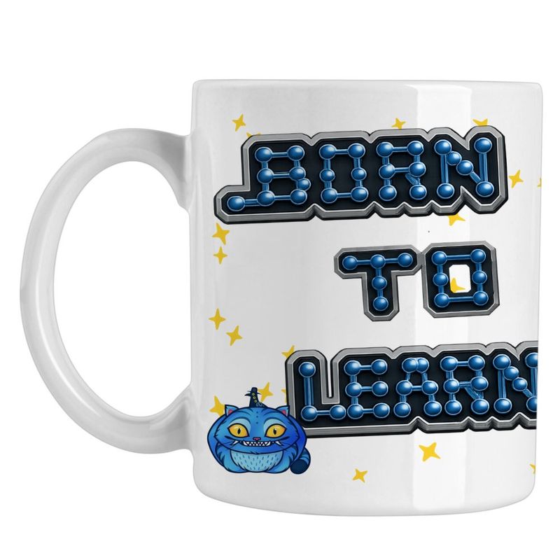 Casa si Gradina - Bucatarie si vesela - Cani si pahare - Cani si cesti - Cana Born to Learn NCT Kpop Merch, alba, 330ml - Infinity.ro