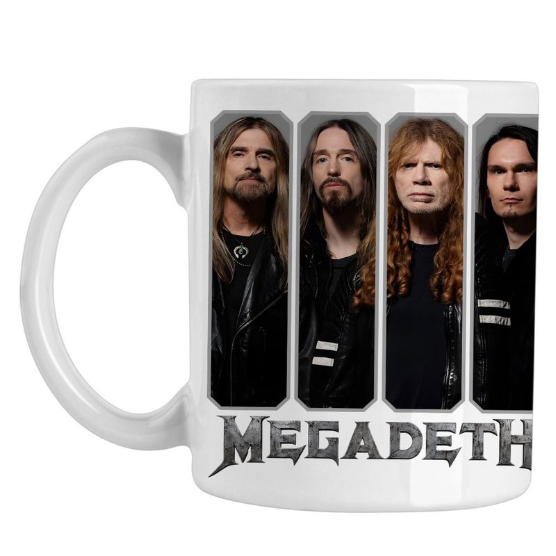 Casa si Gradina - Bucatarie si vesela - Cani si pahare - Cani si cesti - Cana Megadeth Legend Heave Metal, alba, 330ml - Infinity.ro