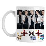 Casa si Gradina - Bucatarie si vesela - Cani si pahare - Cani si cesti - Cana Tomorrow X Together Kpop Party Merch, alba, 330ml - Infinity.ro