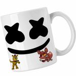 Casa si Gradina - Bucatarie si vesela - Cani si pahare - Cani si cesti - Cana Marshmello Music DJ, alba, 330ml - Infinity.ro