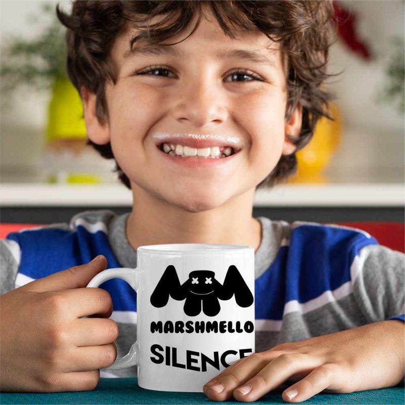 Casa si Gradina - Bucatarie si vesela - Cani si pahare - Cani si cesti - Cana Marshmello Silence, alba, 330ml - Infinity.ro