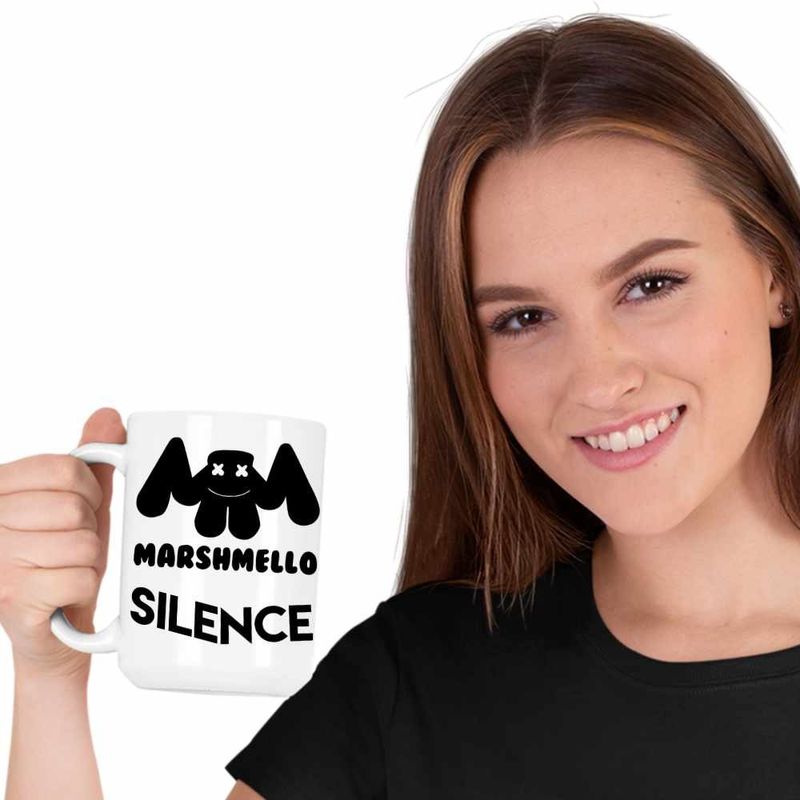 Casa si Gradina - Bucatarie si vesela - Cani si pahare - Cani si cesti - Cana Marshmello Silence, alba, 330ml - Infinity.ro