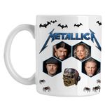 Casa si Gradina - Bucatarie si vesela - Cani si pahare - Cani si cesti - Cana Metallica Merch Damage, alba, 330ml - Infinity.ro