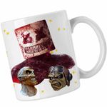 Casa si Gradina - Bucatarie si vesela - Cani si pahare - Cani si cesti - Cana Marshmello Horror Fnaf Halloween, alba, 330ml - Infinity.ro