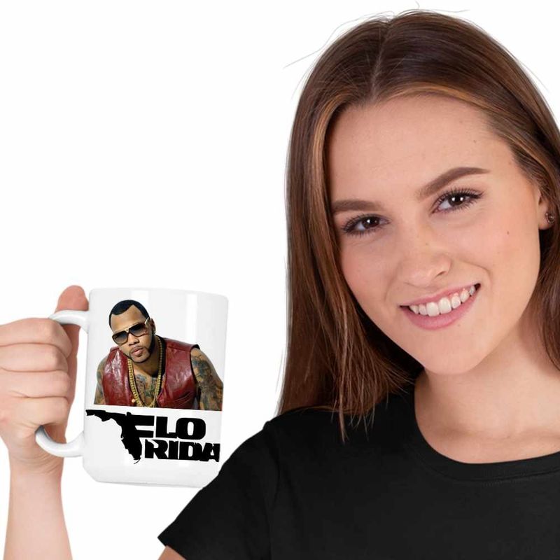 Casa si Gradina - Bucatarie si vesela - Cani si pahare - Cani si cesti - Cana Flo Rida Hip Hop, alba, 330ml - Infinity.ro
