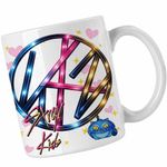 Casa si Gradina - Bucatarie si vesela - Cani si pahare - Cani si cesti - Cana Stray Kids Vibe Kpop Merch, alba, 330ml - Infinity.ro