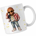 Casa si Gradina - Bucatarie si vesela - Cani si pahare - Cani si cesti - Cana Flo Rida Anime Cartoon, alba, 330ml - Infinity.ro