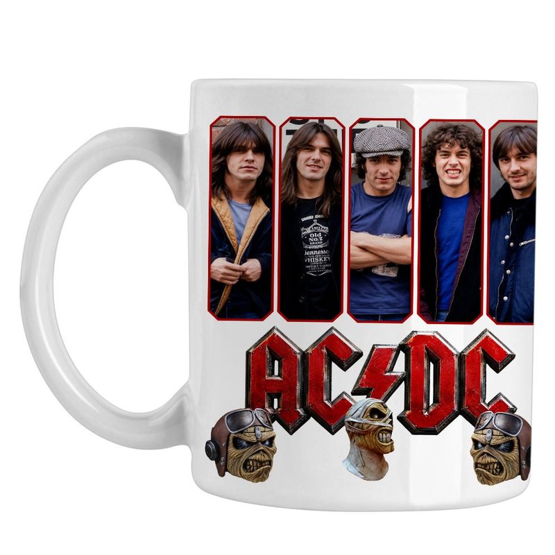 Casa si Gradina - Bucatarie si vesela - Cani si pahare - Cani si cesti - Cana ACDC Merch All Gang AC/DC, alba, 330ml - Infinity.ro