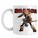 Casa si Gradina - Bucatarie si vesela - Cani si pahare - Cani si cesti - Cana Astrid Vikings Warrior How to train your dragon, alba, 330ml - Infinity.ro