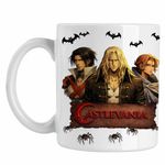 Casa si Gradina - Bucatarie si vesela - Cani si pahare - Cani si cesti - Cana Castlevania Trevor Alucard Sypha, alba, 330ml - Infinity.ro