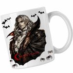 Casa si Gradina - Bucatarie si vesela - Cani si pahare - Cani si cesti - Cana Castlevania Conte Dracula, alba, 330ml - Infinity.ro