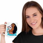 Casa si Gradina - Bucatarie si vesela - Cani si pahare - Cani si cesti - Cana Moana Vaiana Pua, alba, 330ml - Infinity.ro