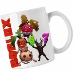 Casa si Gradina - Bucatarie si vesela - Cani si pahare - Cani si cesti - Cana Roblox Piggy Veggies, alba, 330ml - Infinity.ro