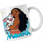 Casa si Gradina - Bucatarie si vesela - Cani si pahare - Cani si cesti - Cana Moana Vaiana Pua, alba, 330ml - Infinity.ro