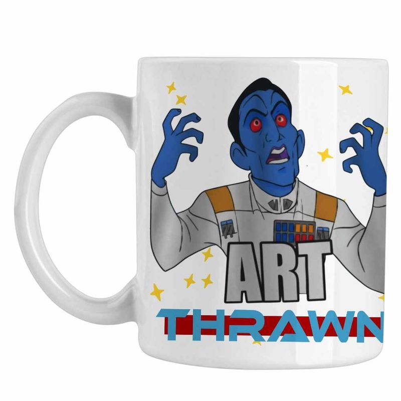 Casa si Gradina - Bucatarie si vesela - Cani si pahare - Cani si cesti - Cana Thrawn Art Star Wars Grand Admiral, alba, 330ml - Infinity.ro