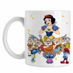 Casa si Gradina - Bucatarie si vesela - Cani si pahare - Cani si cesti - Cana Alba ca Zapada cei 7 pitici, alba, 330ml - Infinity.ro