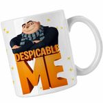 Casa si Gradina - Bucatarie si vesela - Cani si pahare - Cani si cesti - Cana Despicable Me Gru Minions, alba, 330ml - Infinity.ro