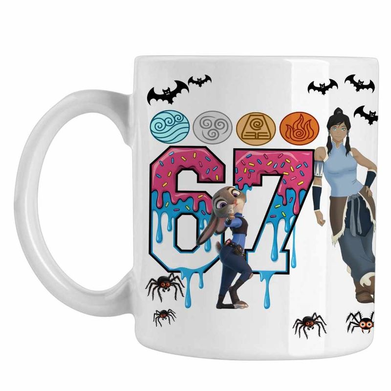 Casa si Gradina - Bucatarie si vesela - Cani si pahare - Cani si cesti - Cana Avatar Zootopia Judy Six Seven 67 Cele 4 Elemente, alba, 330ml - Infinity.ro