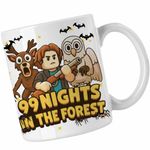 Casa si Gradina - Bucatarie si vesela - Cani si pahare - Cani si cesti - Cana 99 Nights Forest Roblox, alba, 330ml - Infinity.ro
