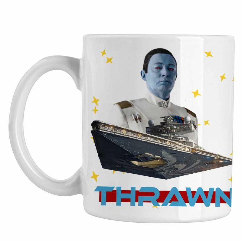 Casa si Gradina - Bucatarie si vesela - Cani si pahare - Cani si cesti - Cana Thrawn Imperial Star Wars Destroyer Grand Admiral, alba, 330ml - Infinity.ro