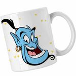 Casa si Gradina - Bucatarie si vesela - Cani si pahare - Cani si cesti - Cana Aladdin Genie Duh Lampa Fermecata Alibaba, alba, 330ml - Infinity.ro