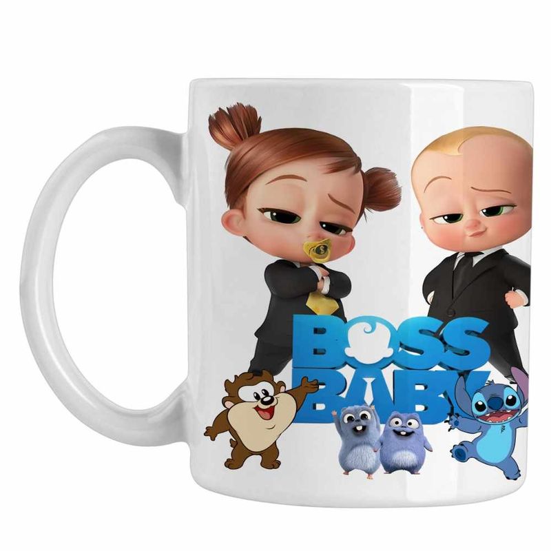 Casa si Gradina - Bucatarie si vesela - Cani si pahare - Cani si cesti - Cana Boss Baby Tina Team CEO, alba, 330ml - Infinity.ro