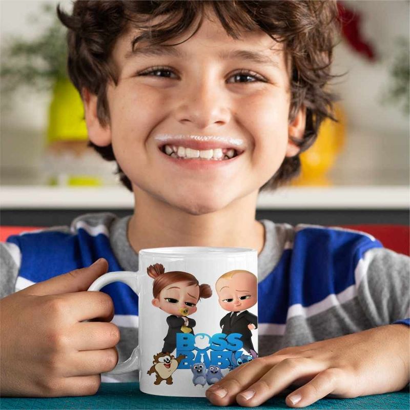 Casa si Gradina - Bucatarie si vesela - Cani si pahare - Cani si cesti - Cana Boss Baby Tina Team CEO, alba, 330ml - Infinity.ro