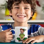 Casa si Gradina - Bucatarie si vesela - Cani si pahare - Cani si cesti - Cana Peter Pan Neverland, alba, 330ml - Infinity.ro