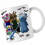 Casa si Gradina - Bucatarie si vesela - Cani si pahare - Cani si cesti - Cana Roblox Piggy Frostiggy, alba, 330ml - Infinity.ro
