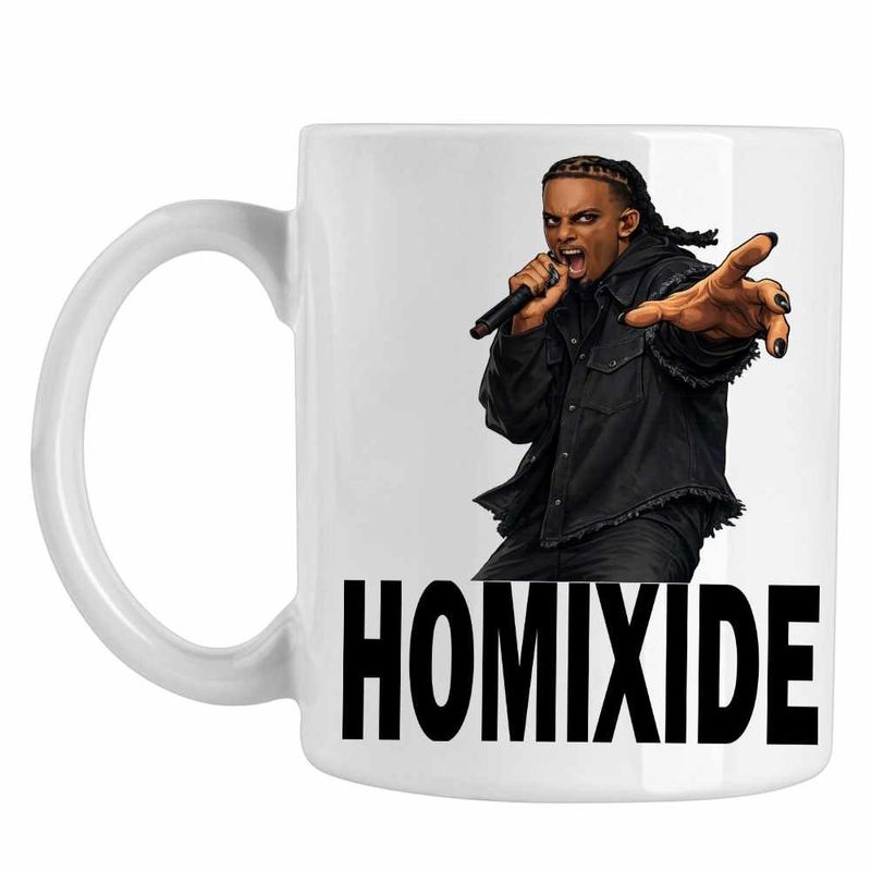 Casa si Gradina - Bucatarie si vesela - Cani si pahare - Cani si cesti - Cana Playboi Carti Homixide, alba, 330ml - Infinity.ro