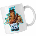 Casa si Gradina - Bucatarie si vesela - Cani si pahare - Cani si cesti - Cana Ice Age All Gang Epoca de Gheata, alba, 330ml - Infinity.ro