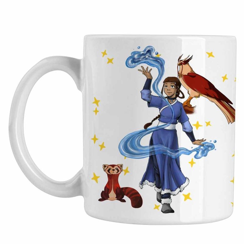 Casa si Gradina - Bucatarie si vesela - Cani si pahare - Cani si cesti - Cana Avatar Katara Waterbender Legenda lui Aang Arte Martiale, alba, 330ml - Infinity.ro